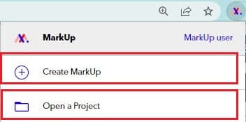 How to create a Website MarkUp with the MarkUp for Chrome extension.