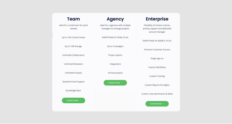 zipBoard pricing page showing the Team, Agency and Enterprise plans.