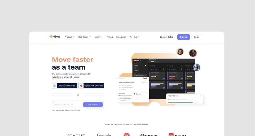 Hive homepage