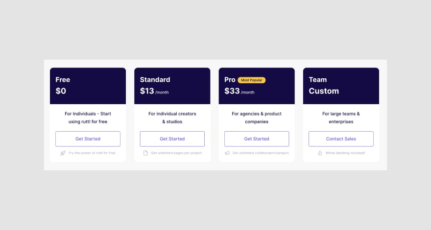 Pricing for Ruttl.