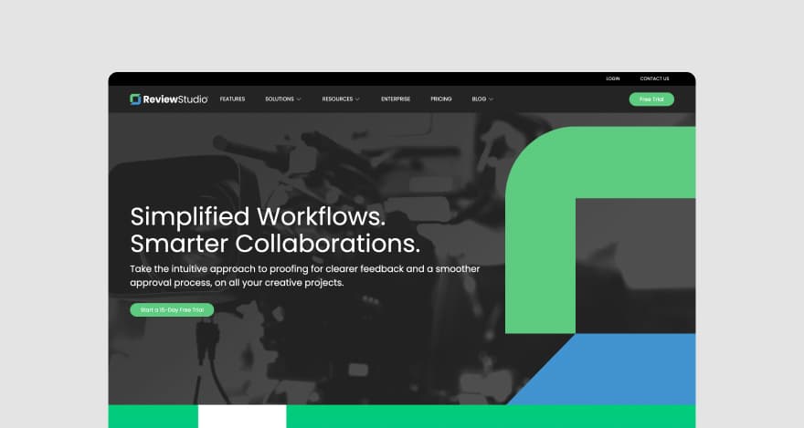 ReviewStudio homepage